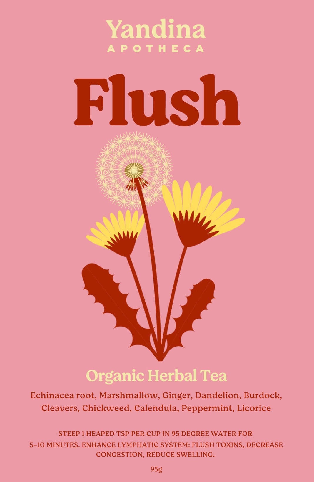 Flush Lymphatic Organic Tea 95g